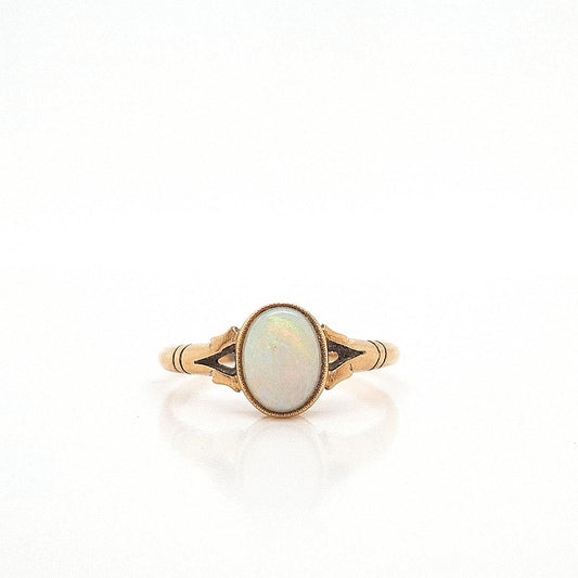 9ct Yellow Gold Opal Ring