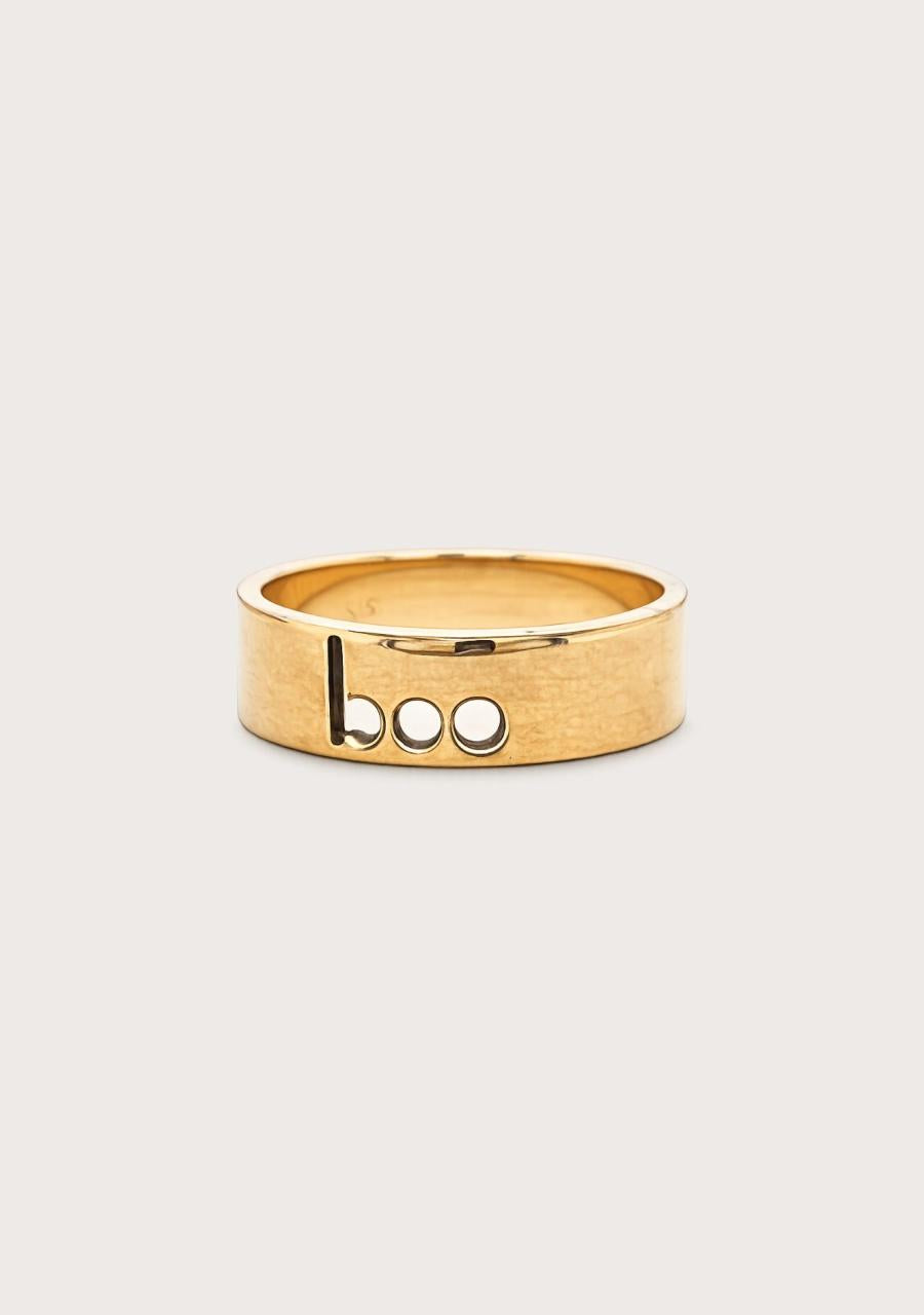 Estate 9ct Yellow Gold 5.9mm "Boo" Band
