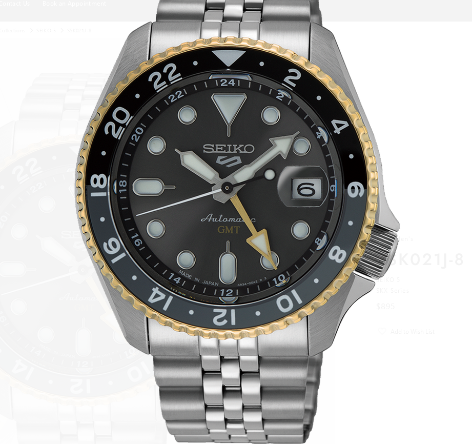 Seiko 5 Sports Mens Automatic Watch