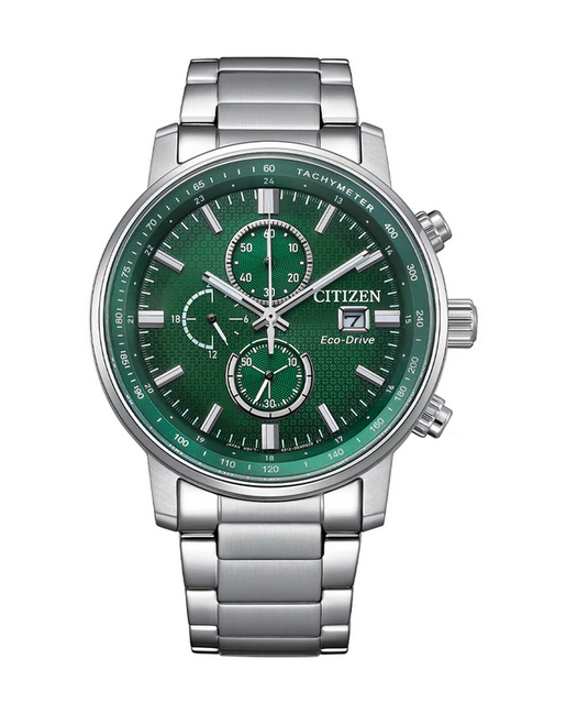 Citizen Gents Eco-Drive Watch with Green Dial