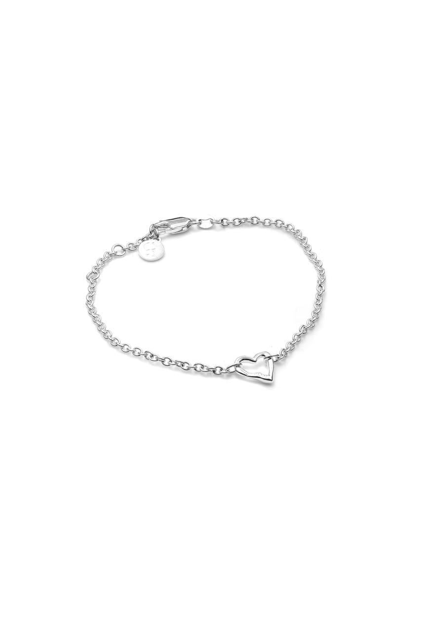 Stolen Girlfriends Club Sterling Silver Melted Heart Bracelet