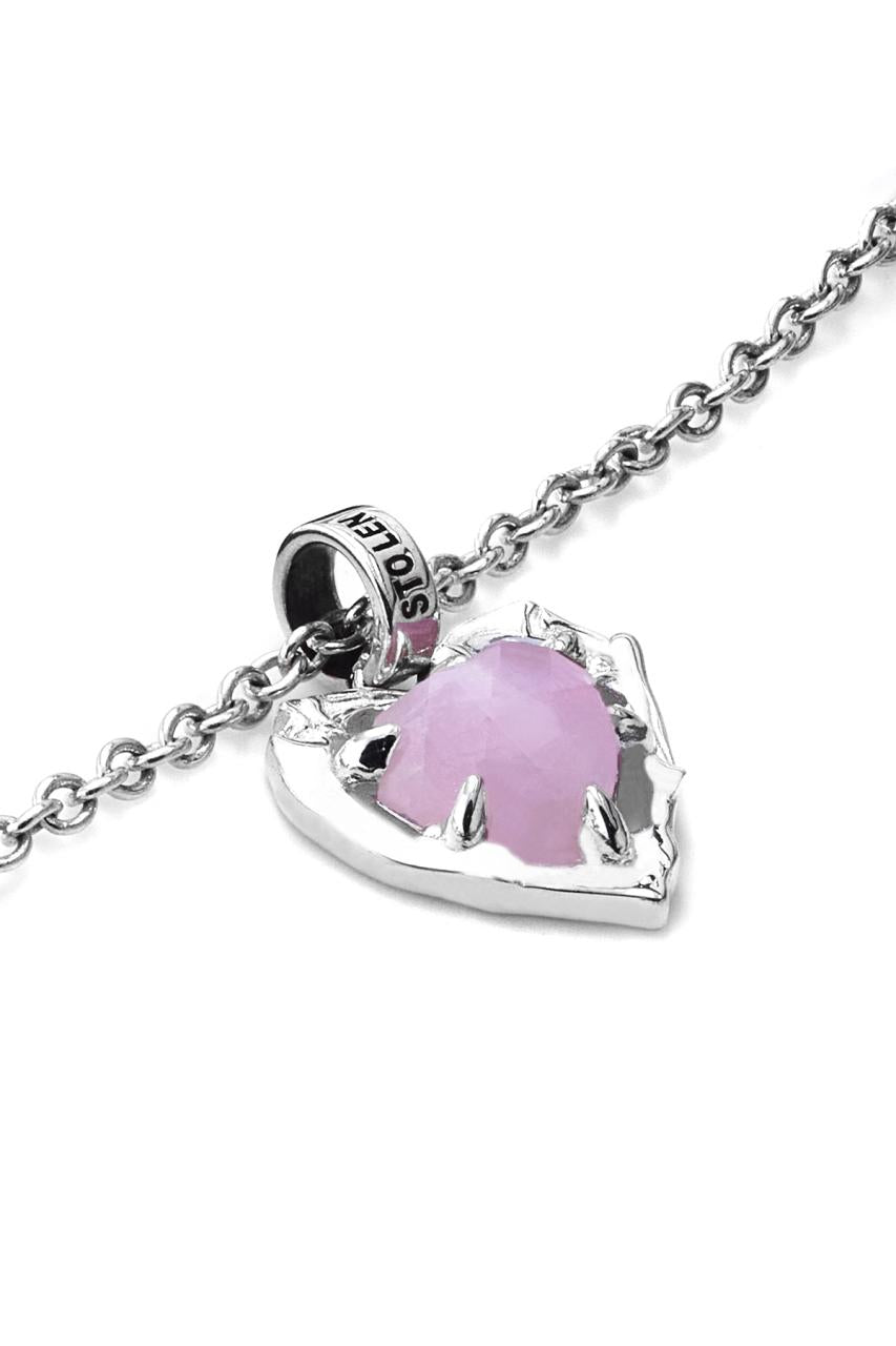 Stolen Girlfriends Club Sterling Silver Gothic Romance Necklace with Purple Apatite