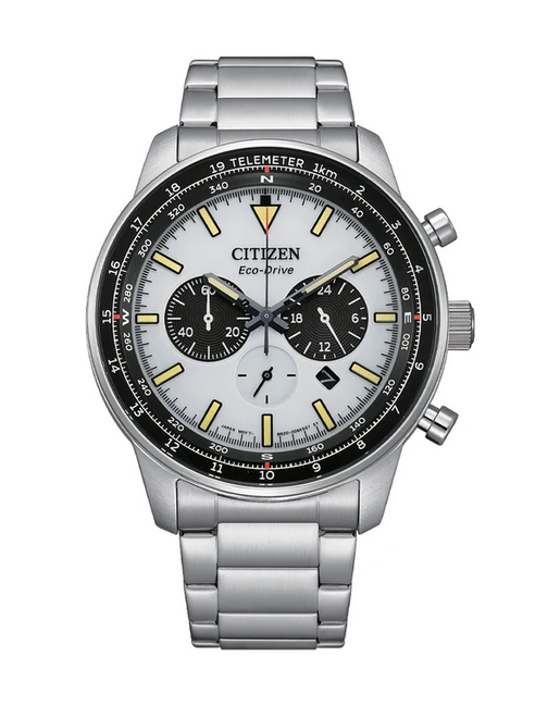 Citizen Gents Eco-Drive Stainless Steel Watch with Chronograph Dial