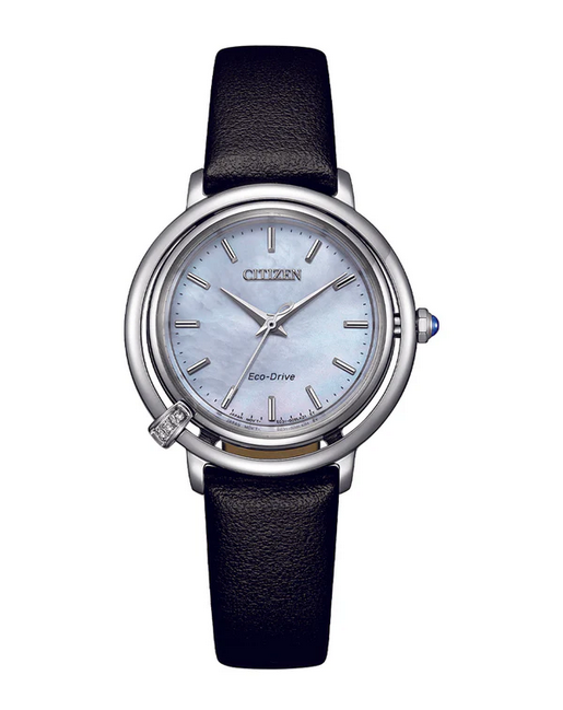 Citizen Ladies Eco-Drive Stainless Steel Watch with Mother of Pearl Dial