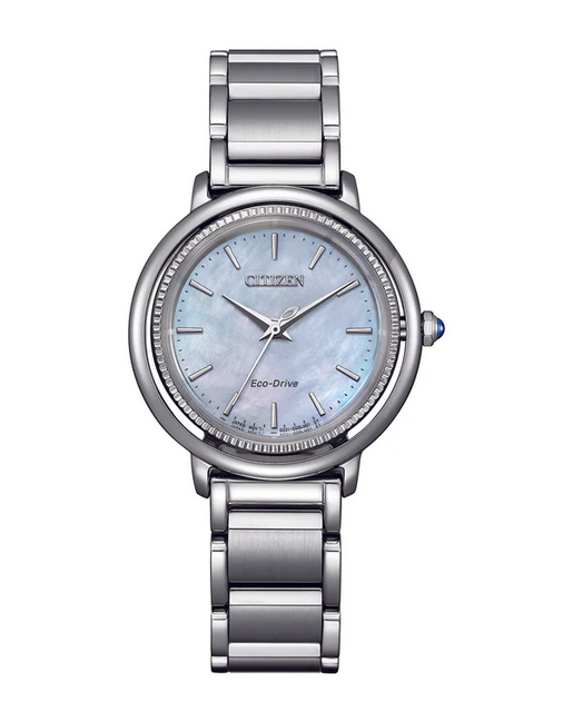 Citizen Ladies Eco-Drive Stainless Watch with Mother of Pearl Dial