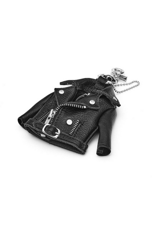 Stolen Girlfriends Club Black Leather Jacket Key Ring