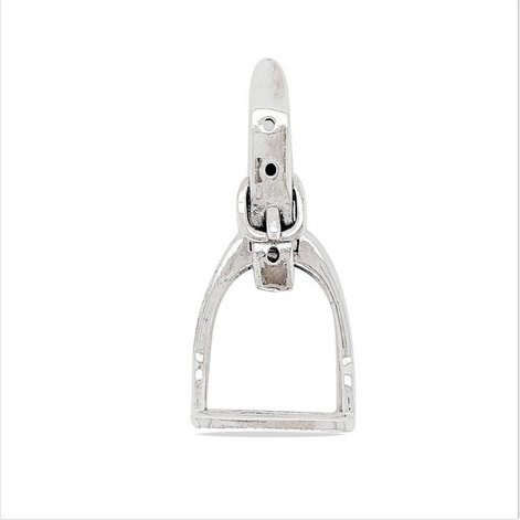 Sterling Silver Equestrian Horse Stirrup Pendant