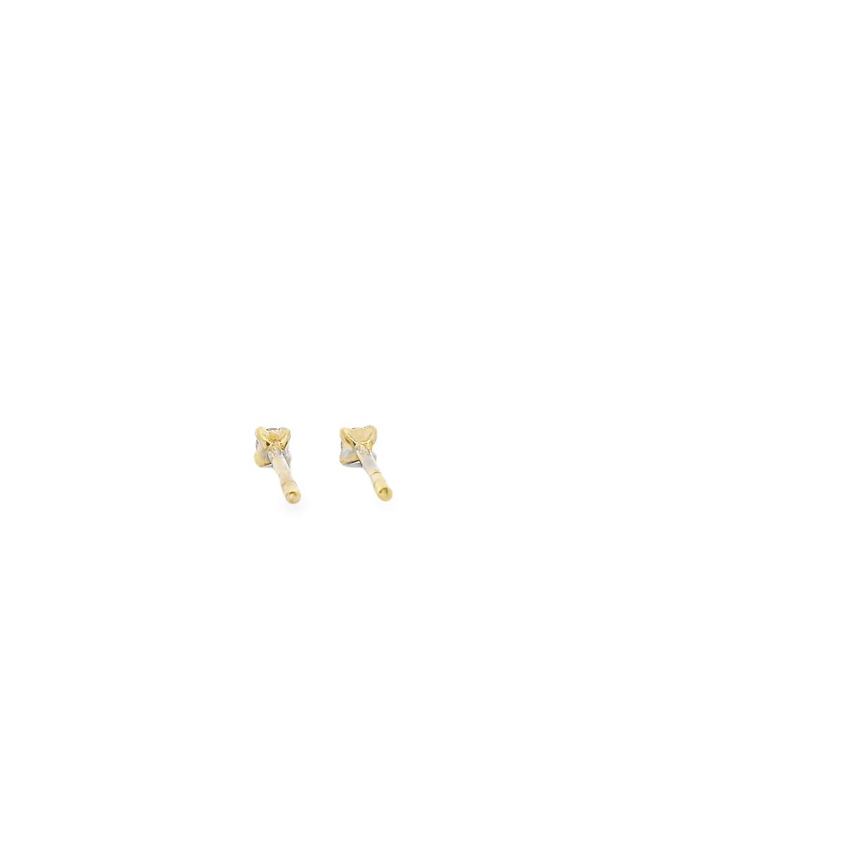 Diamond 9ct Yellow Gold 0.10ct Stud Earrings