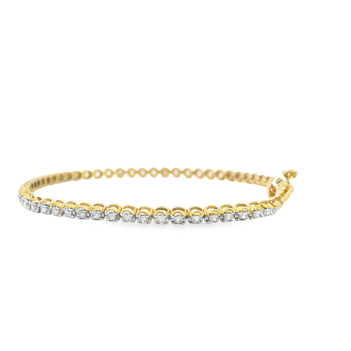 Diamond 9ct Yellow Gold 1.50ct Tennis Bracelet