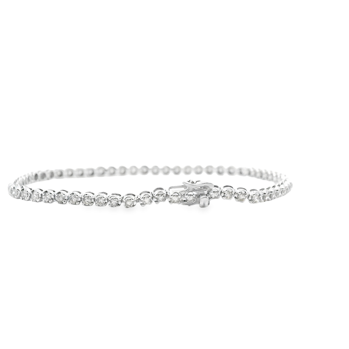 Diamond 9ct White Gold 1.50ct Tennis Bracelet