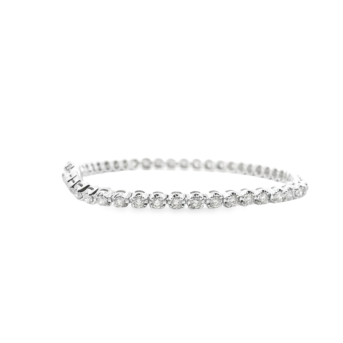 Diamond 9ct White Gold 2.00ct Tennis Bracelet