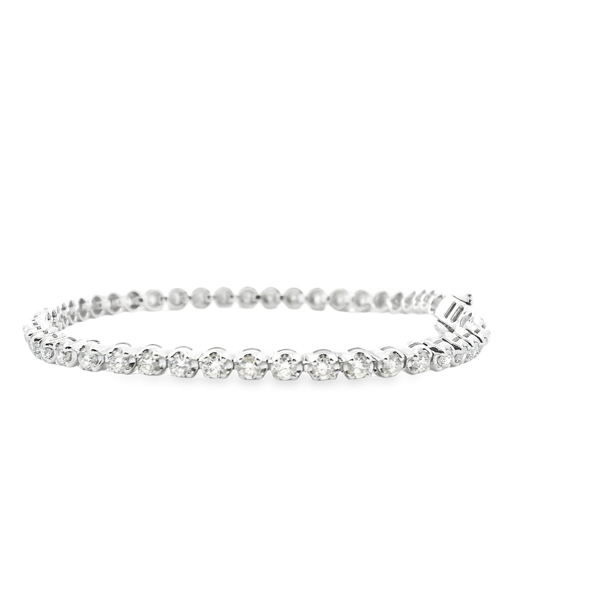 Diamond 18ct White Gold 2.50ct Tennis Bracelet