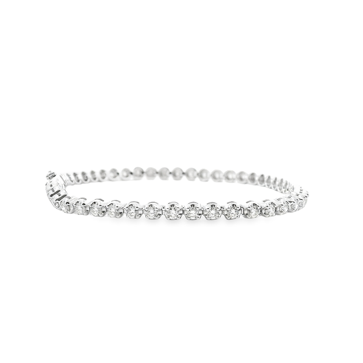 Diamond 18ct White Gold 2.50ct Tennis Bracelet