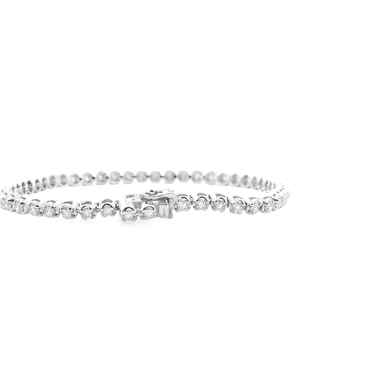 Diamond 18ct White Gold 2.50ct Tennis Bracelet