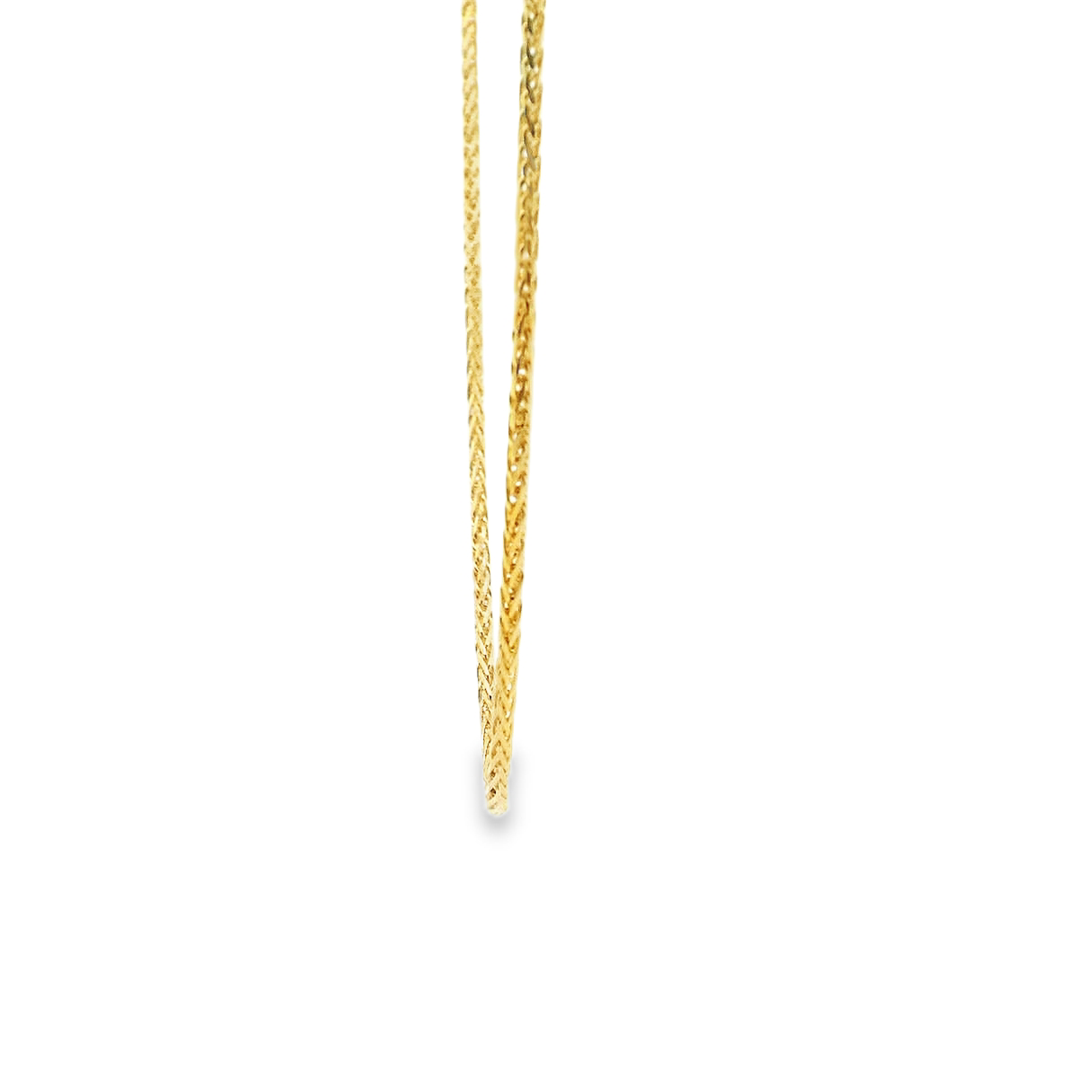 9ct Yellow Gold 1.5 Fox Chain with Extender Chain