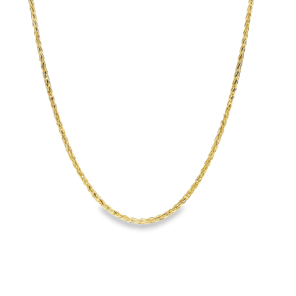 9ct Yellow Gold 1.5 Fox Chain with Extender Chain