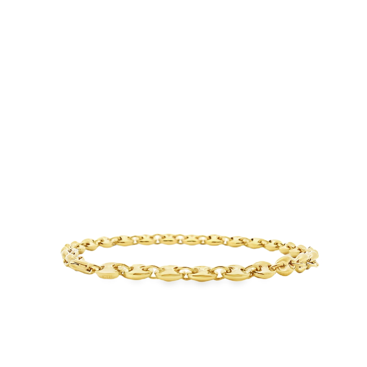 9ct Yellow Gold 4.2mm Anchor Link Bracelet