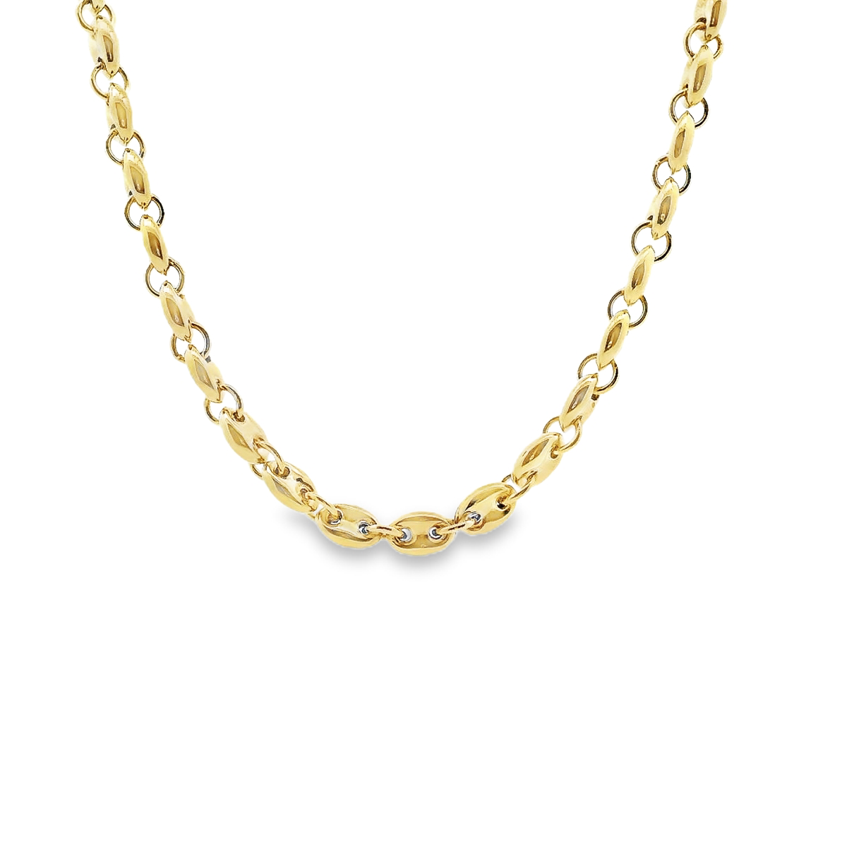 9ct Yellow Gold 4.2mm Anchor Link Chain