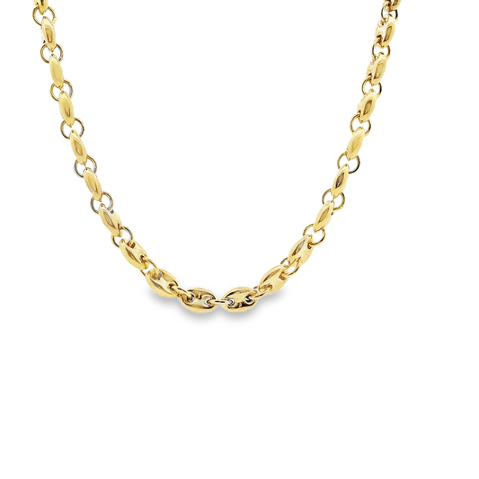 9ct Yellow Gold 4.2mm Anchor Link Chain