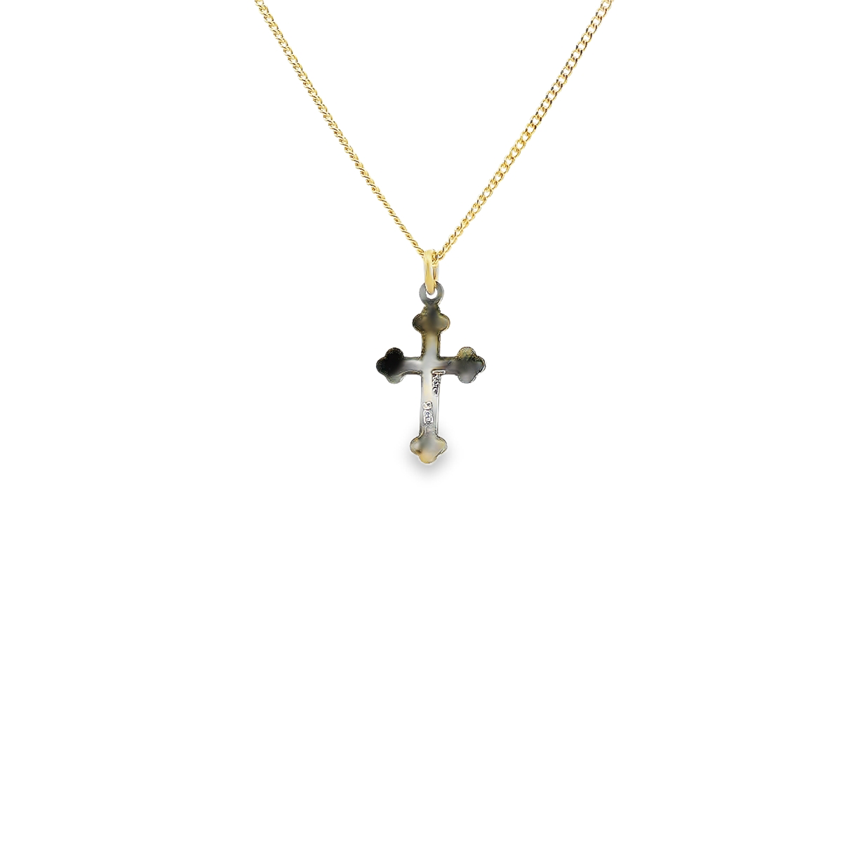 9ct Yellow Gold Cross Pendant