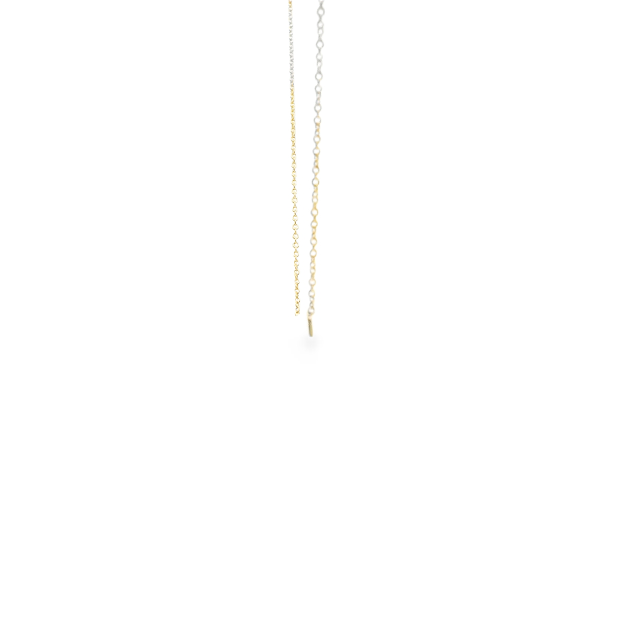 9ct Yellow Gold Solid Horizontal Bar Necklace