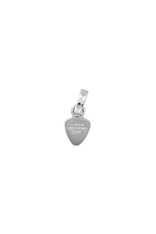 Stolen Girlfriends Club Sterling Silver Guitar Pic Charm