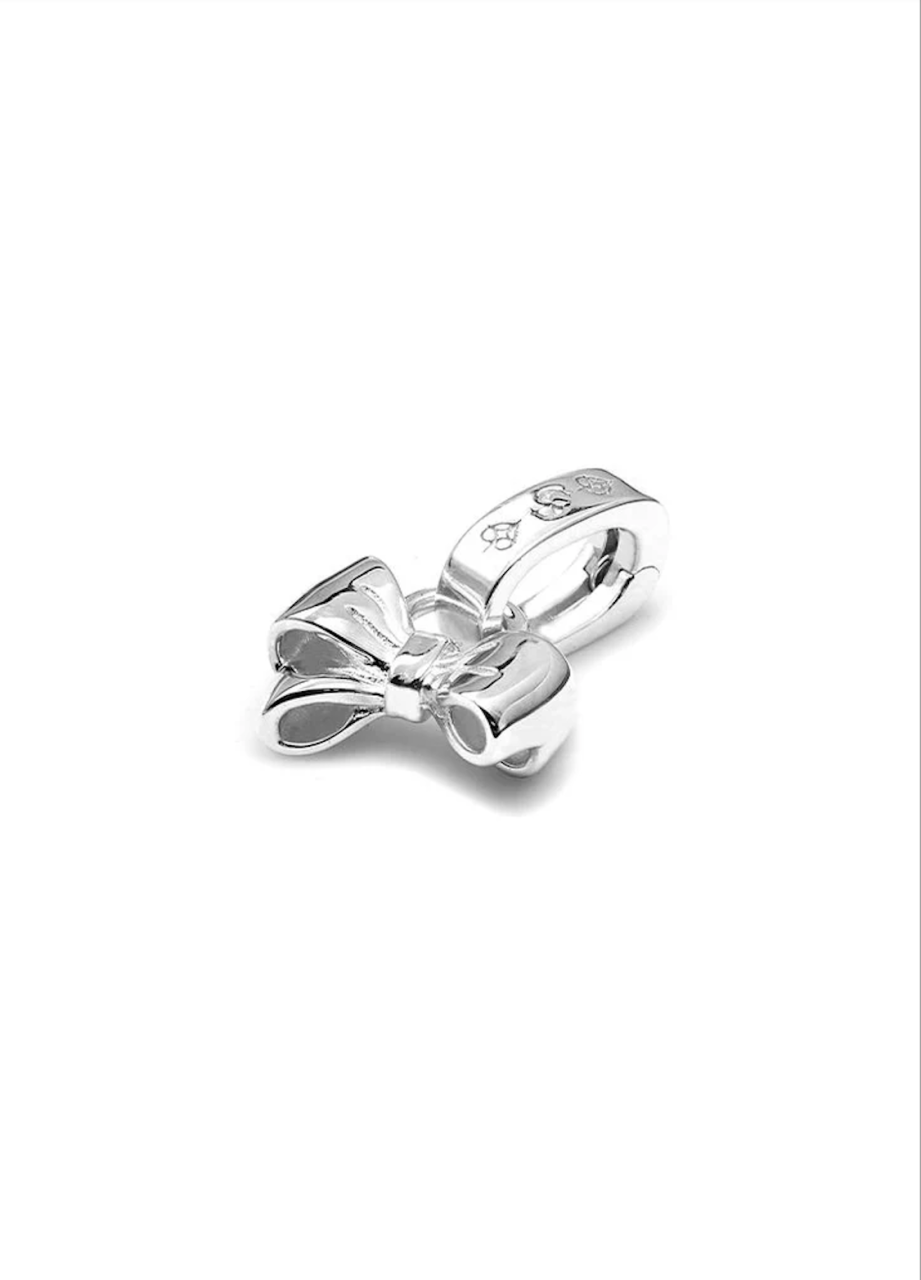Stolen Girlfriends Club Sterling Silver Double Bow Charm
