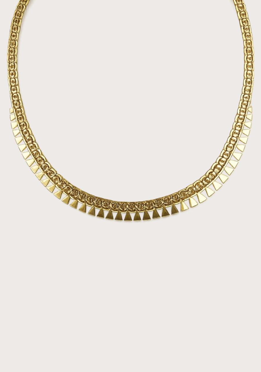 Estate 14ct Yellow Gold Fancy Link Necklace