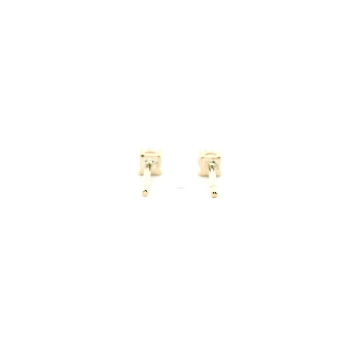 9ct Yellow Gold Lab Grown 0.30ct Diamond Stud Earrings