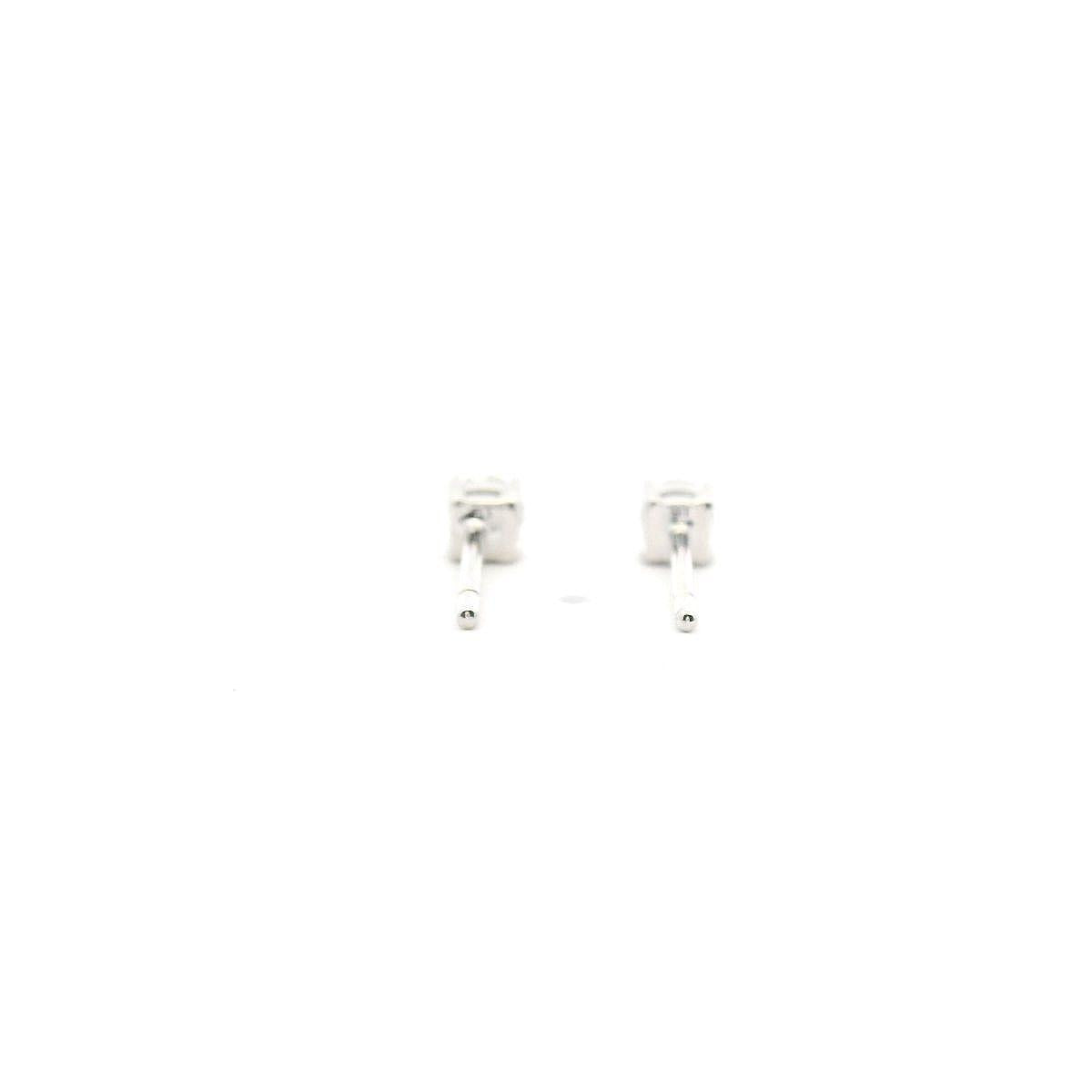 9ct White Gold Lab Grown 0.30ct Diamond Stud Earrings Total Diamond Weight: 0.30ct