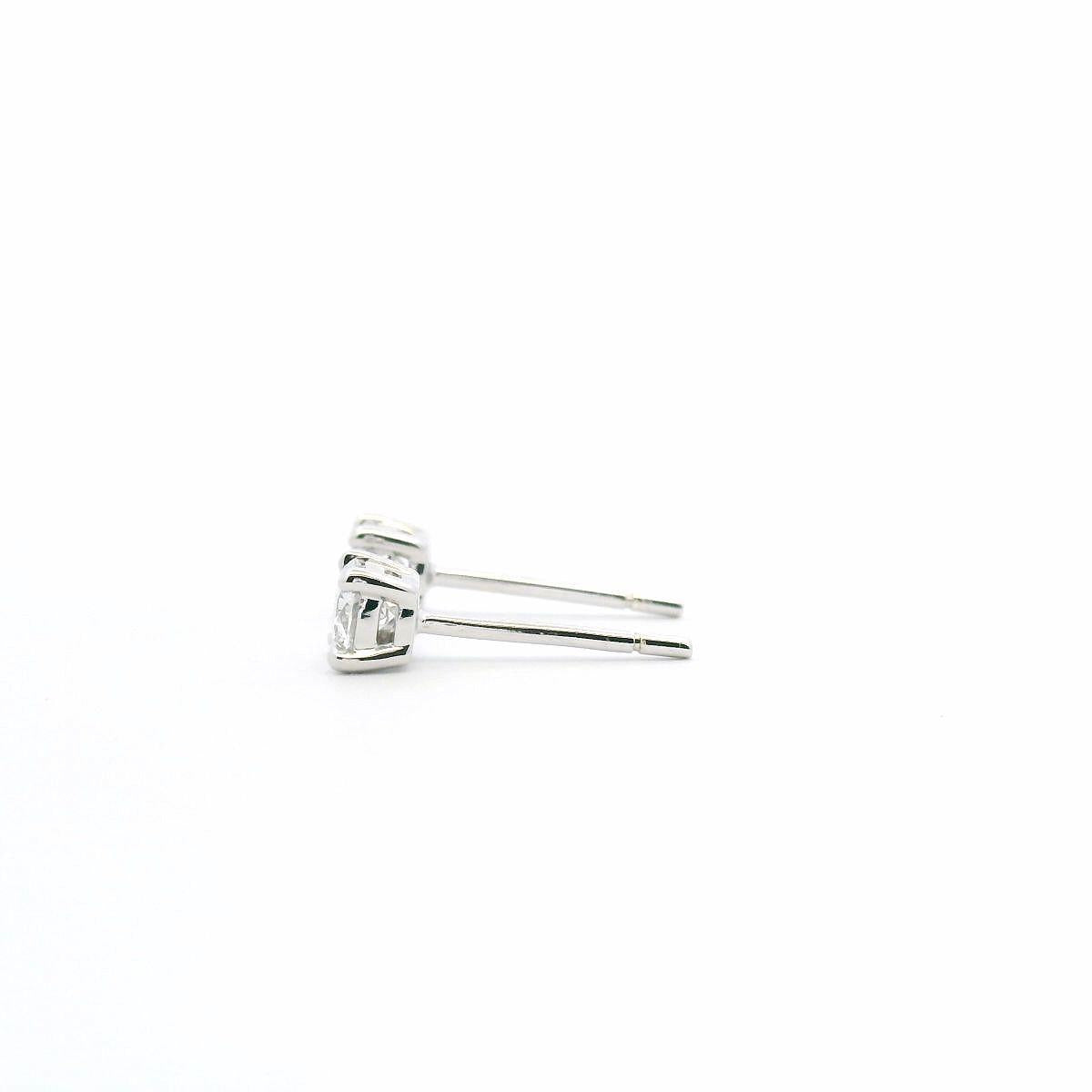 9ct White Gold Lab Grown 0.50ct Diamond Stud Earrings