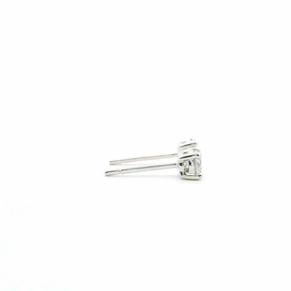 9ct White Gold Lab Grown 0.50ct Diamond Stud Earrings