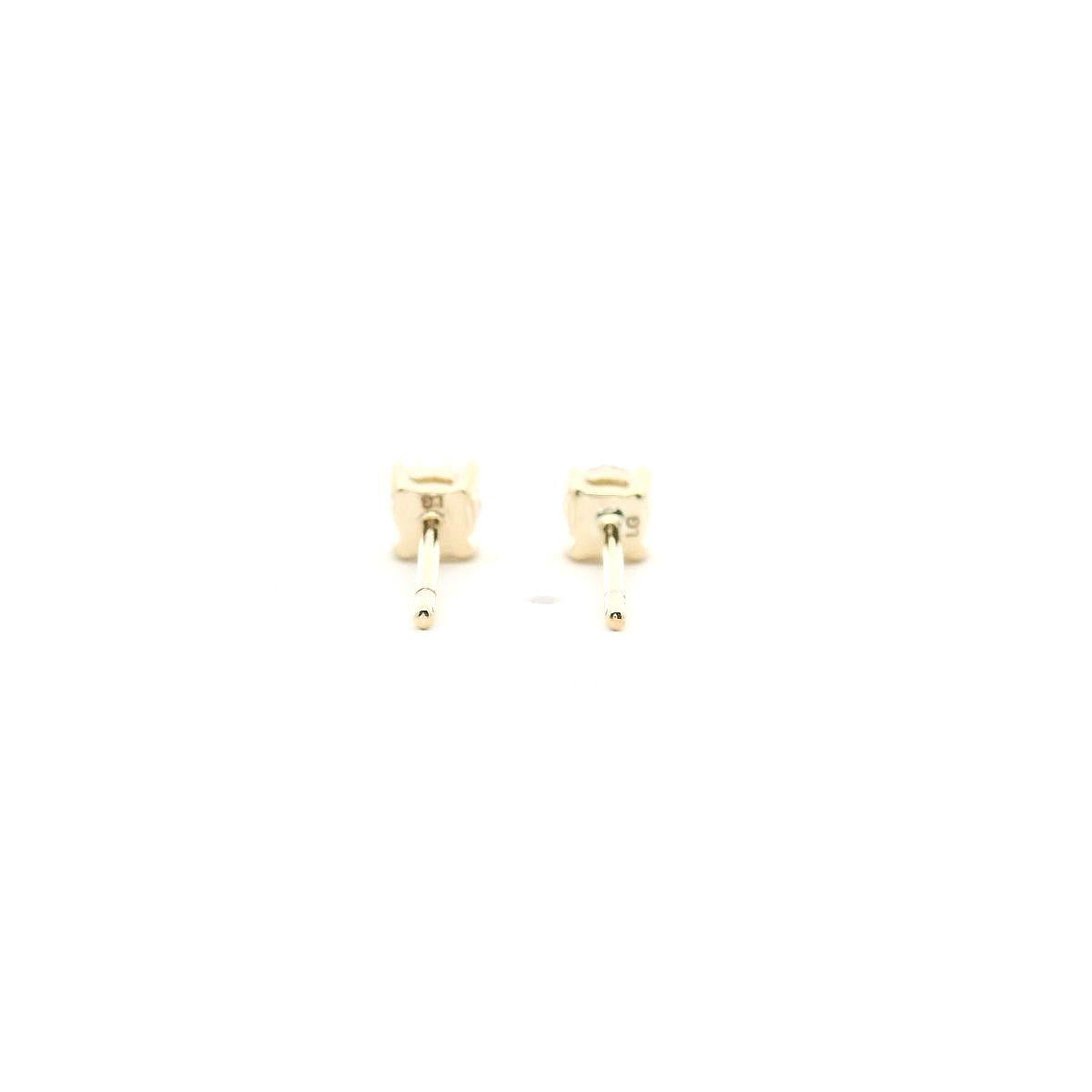 9ct Yellow Gold Lab Grown 0.50ct Diamond Stud Earrings Total Diamond Weight: 0.50ct