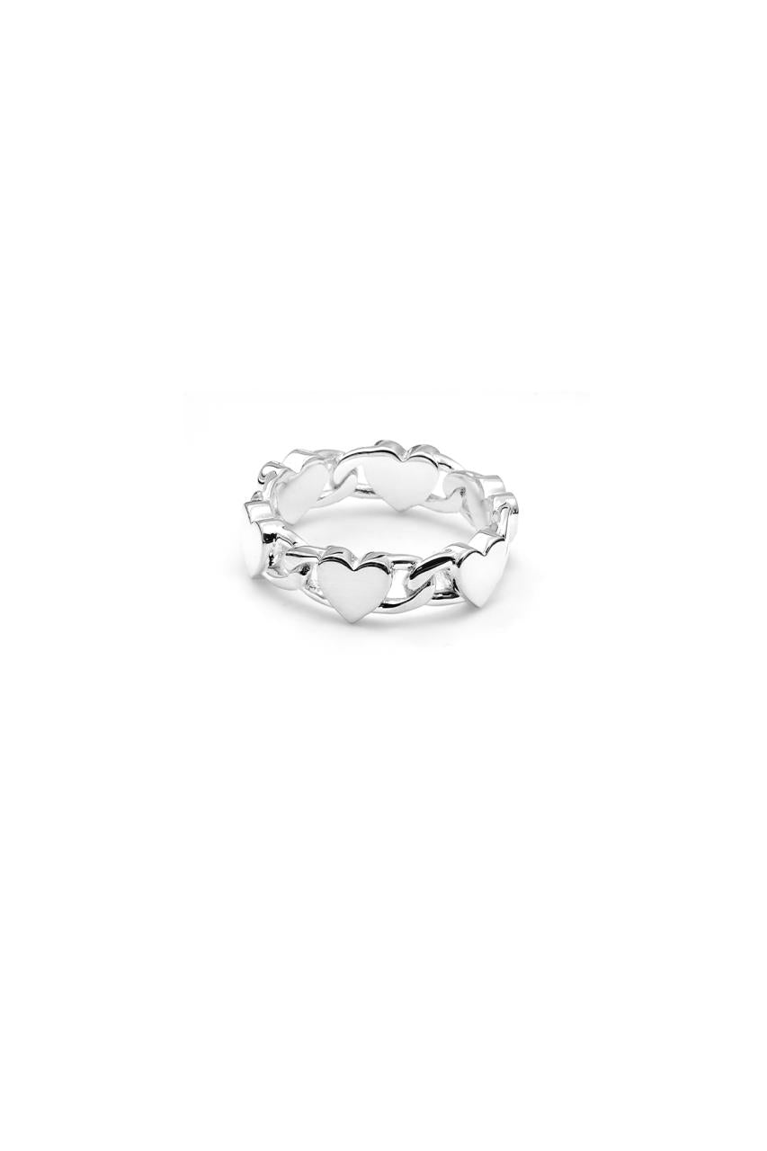 Stolen Girlfriends Club Sterling Silver Love Chain Eternity Ring