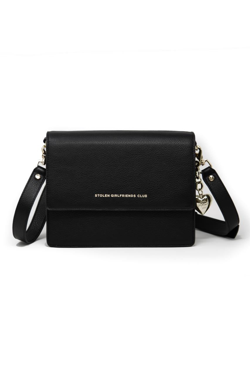 Stolen Girlfriends Club Black Pebble Big Trouble Bag