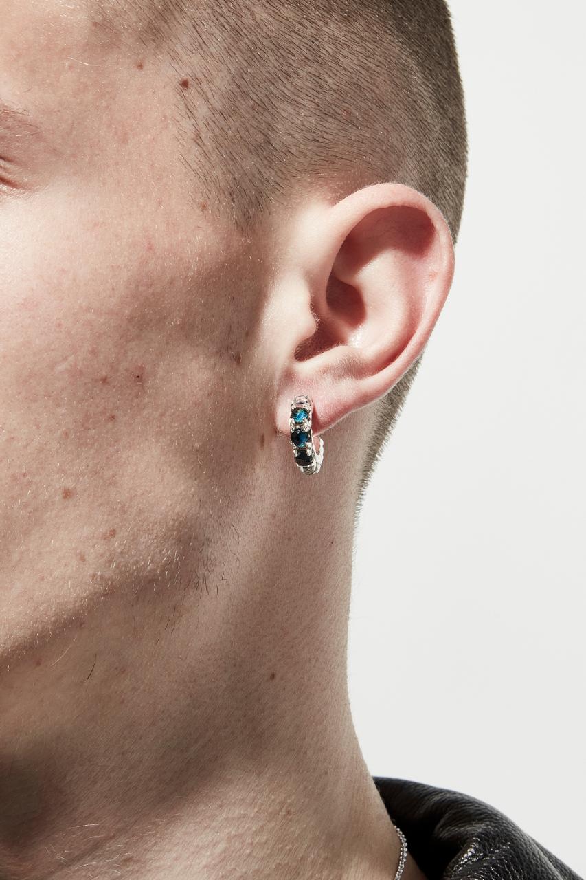 Stolen Girlfriends Club Sterling Silver Mood Crystal Halo Cluster Earrings