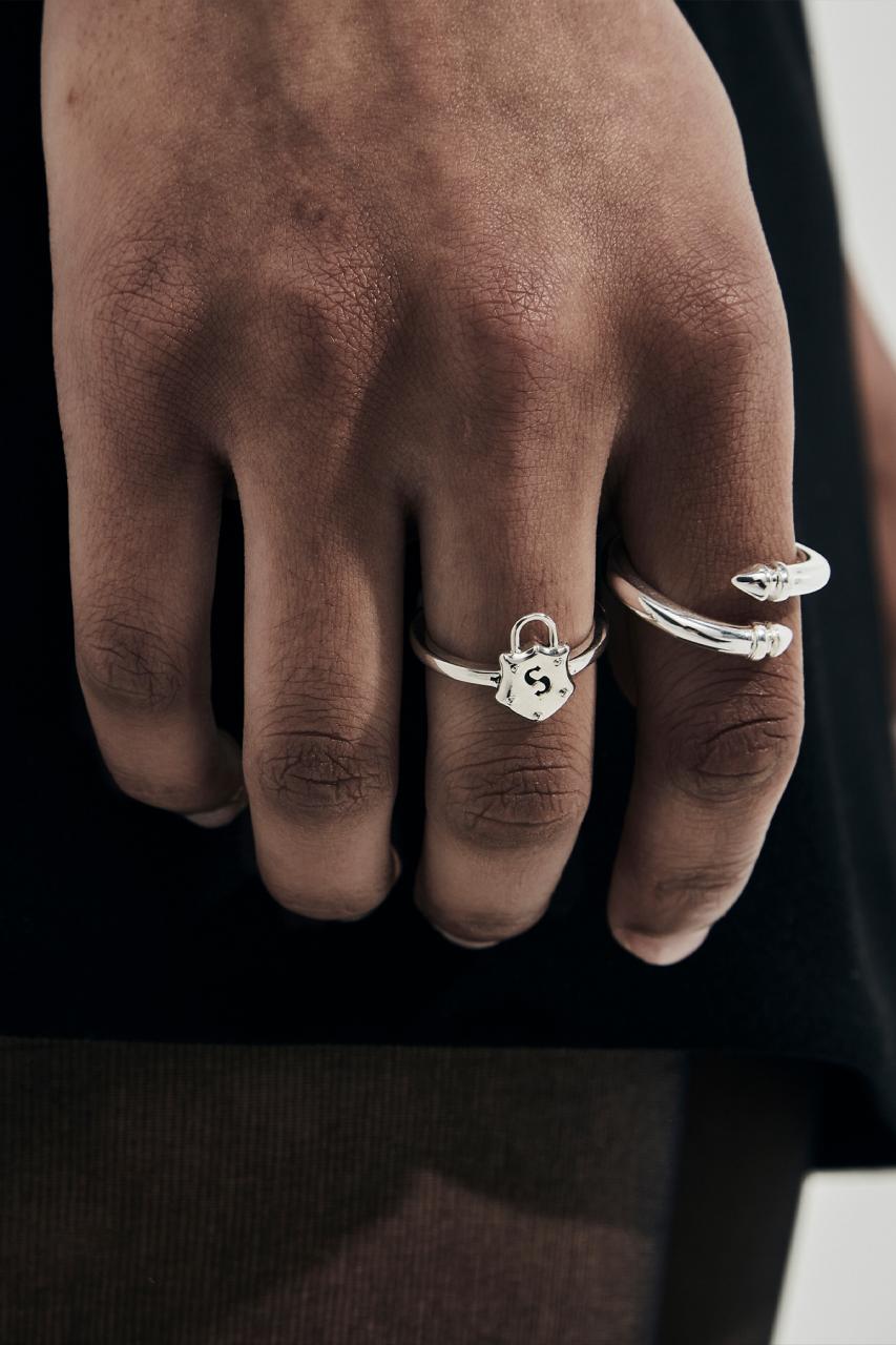 Stolen Girlfriends Club Sterling Silver Shield Ring