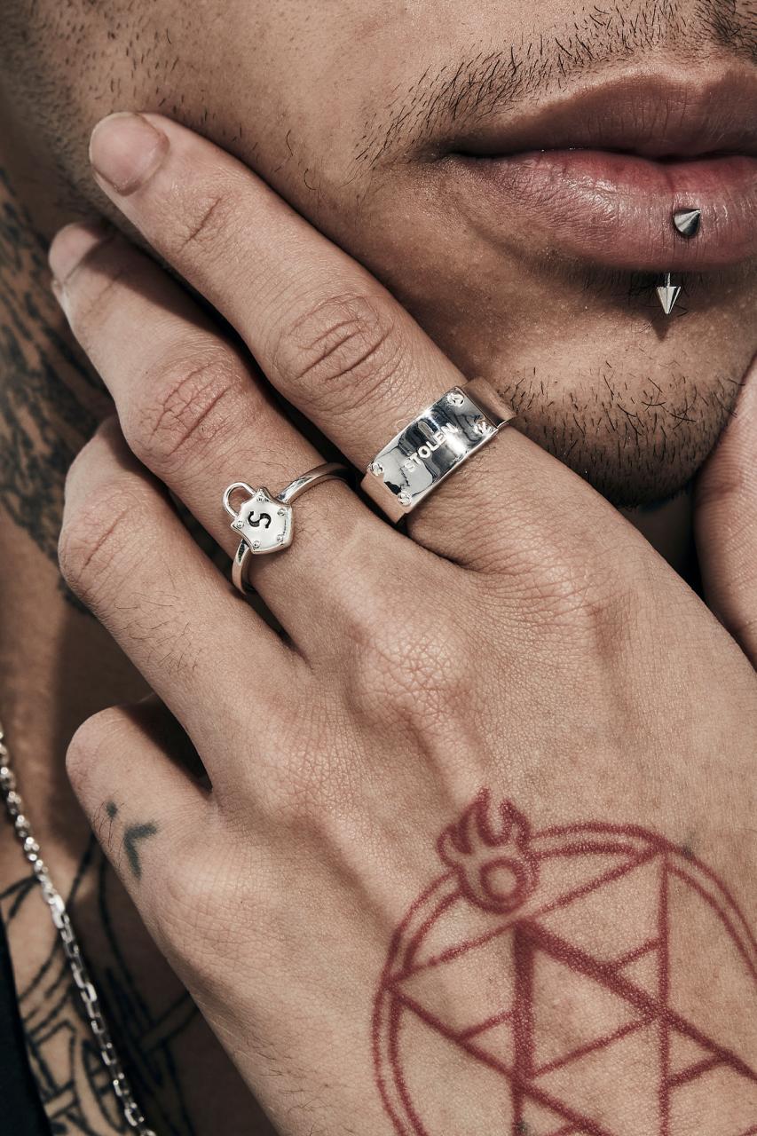 Stolen Girlfriends Club Sterling Silver Shield Ring