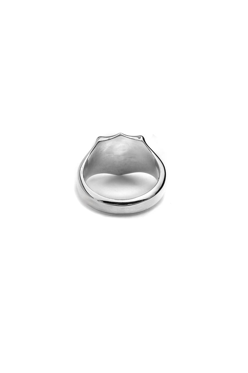 Stolen Girlfriends Club Sterling Silver Shield Signet Ring