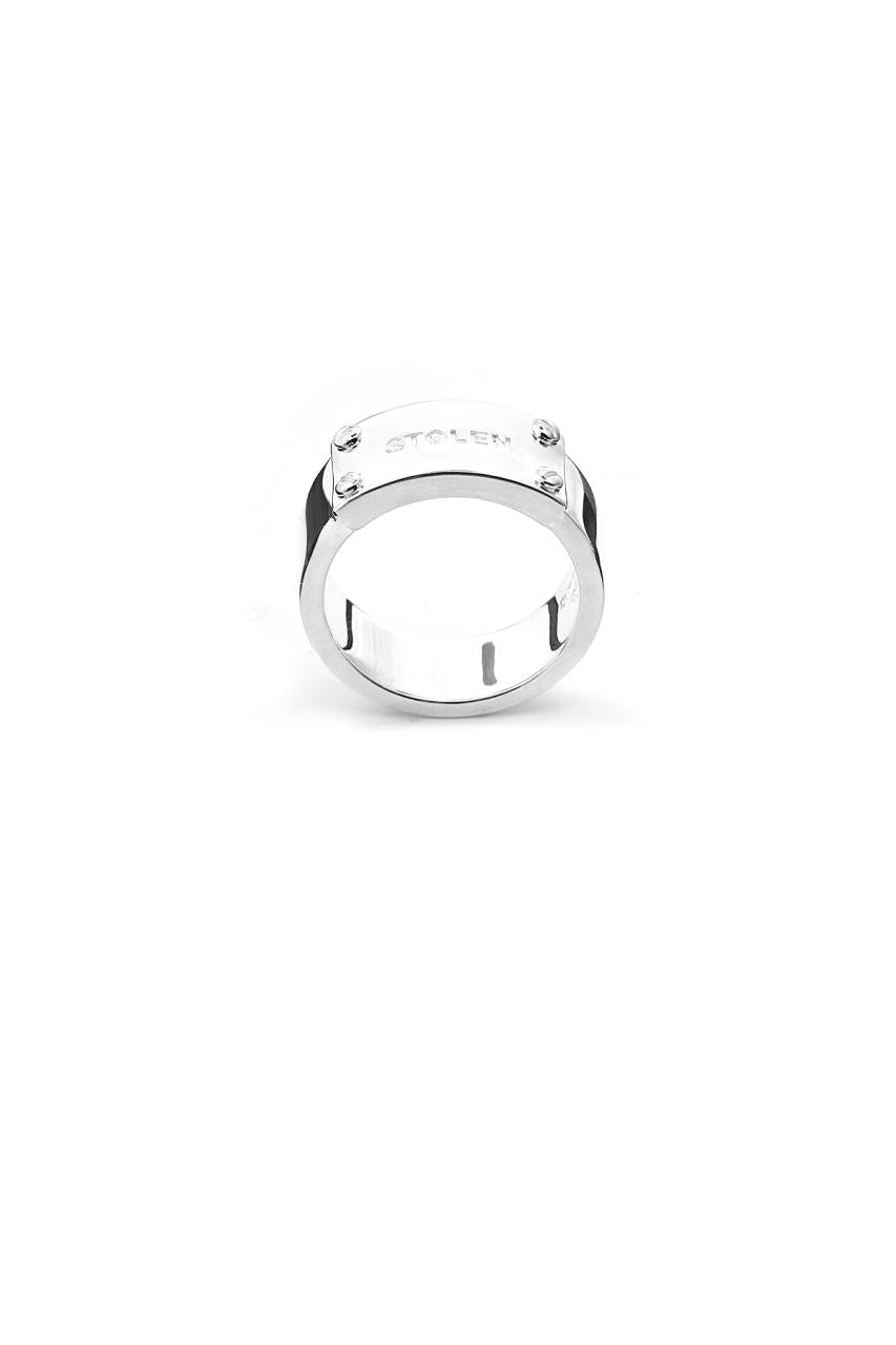Stolen Girlfriends Club Sterling Silver Wide Bold Band Ring