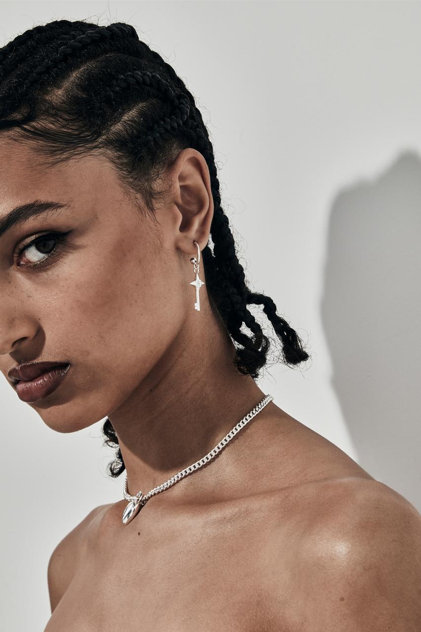 Stolen Girlfriends Club Love Key Anchor Earrings