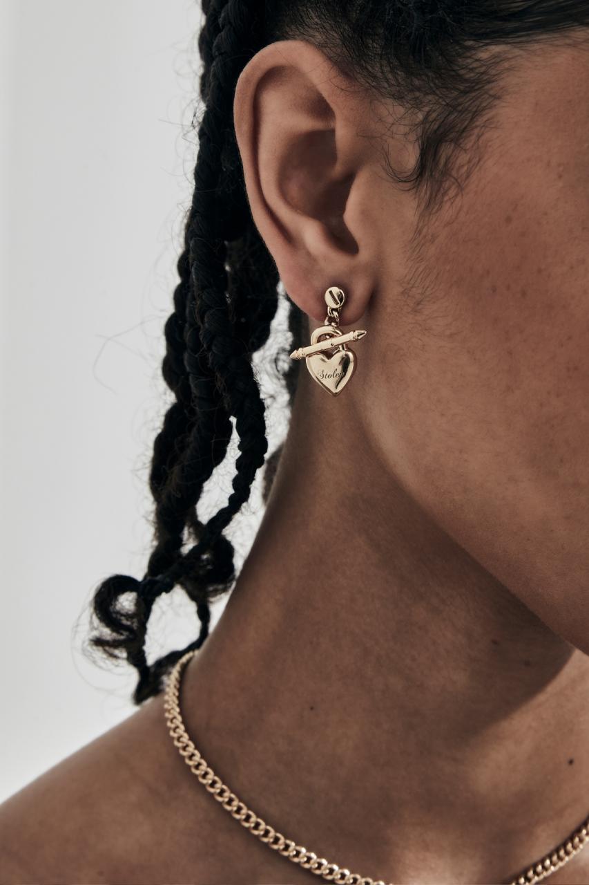 Stolen Girlfriends Club Love Locket Fob Earrings