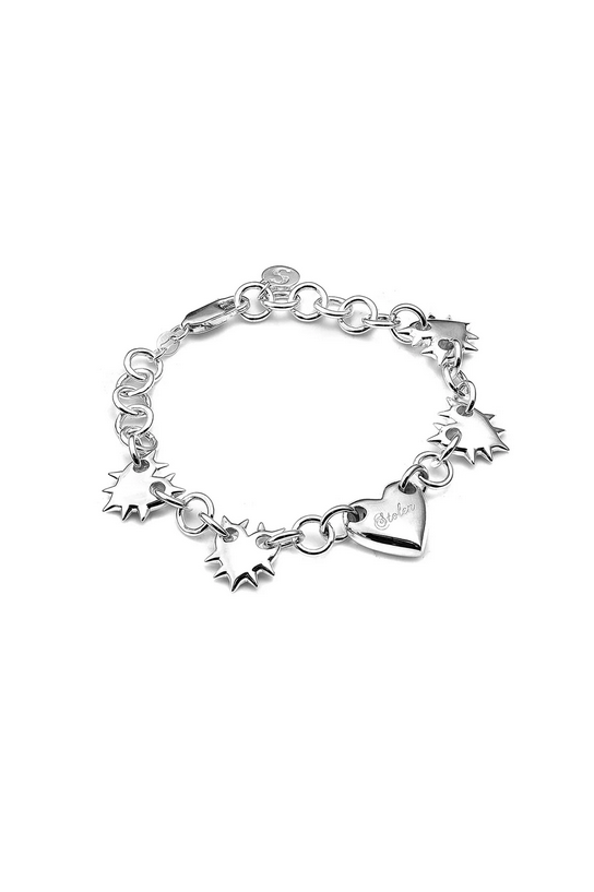 Stolen Girlfriends Club Sterling Silver Love Locket Eternity Bracelet