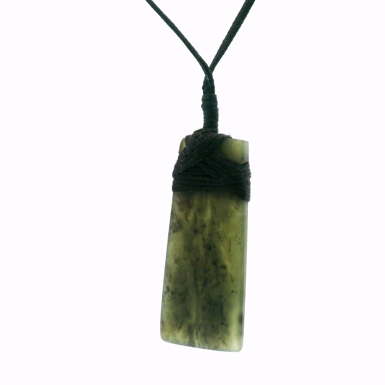 Greenstone Toki Pendant on Cord