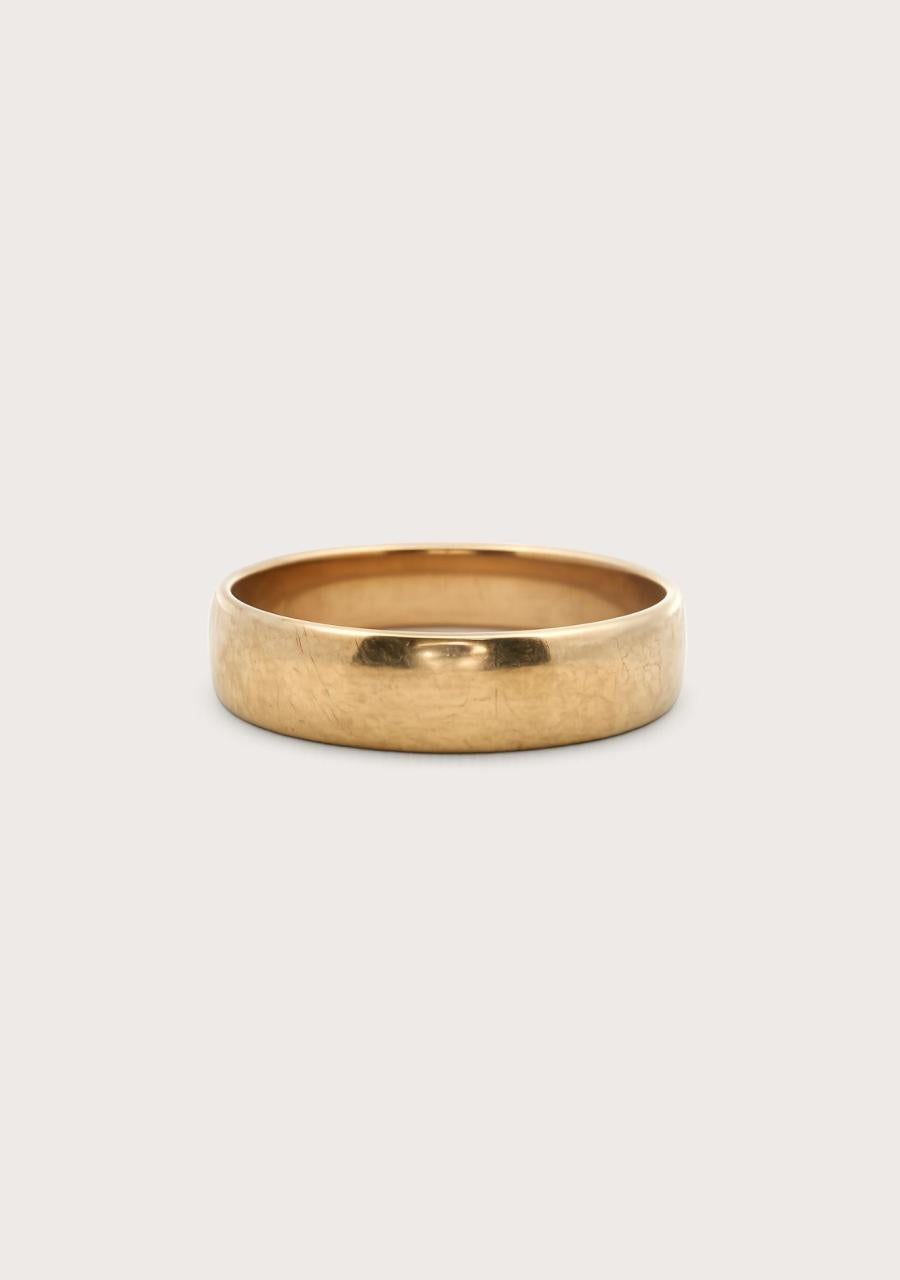 Estate 9ct Yellow Gold 5.90mm Half Round Band