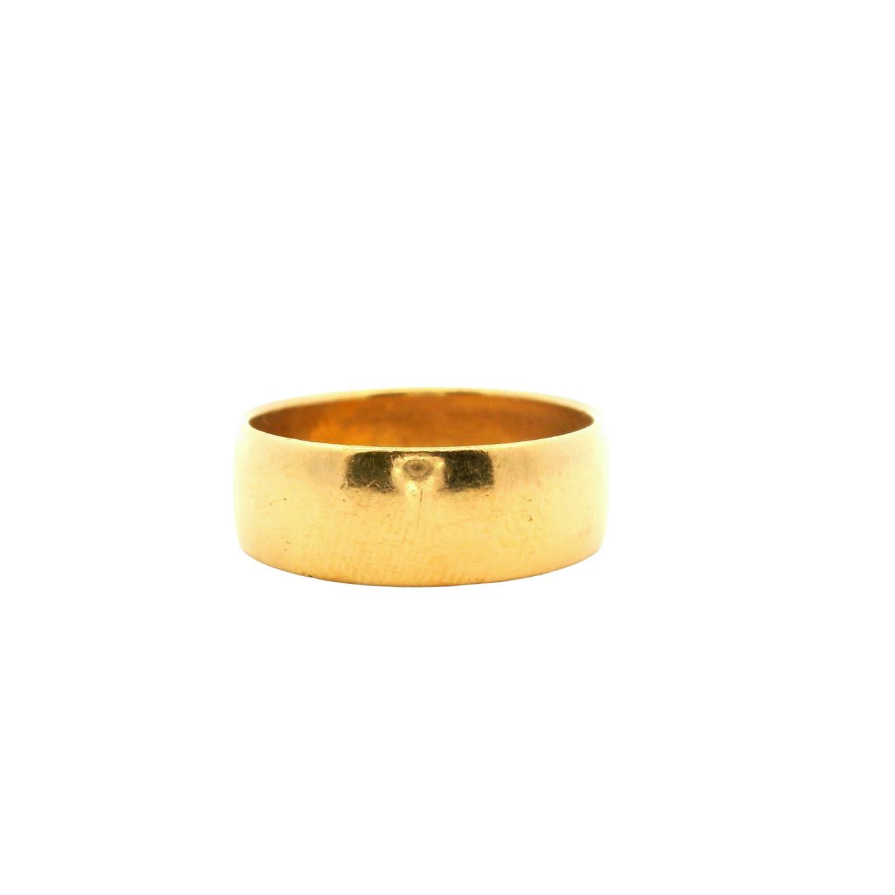 Estate 22ct Yellow Gold 6.2mm Band