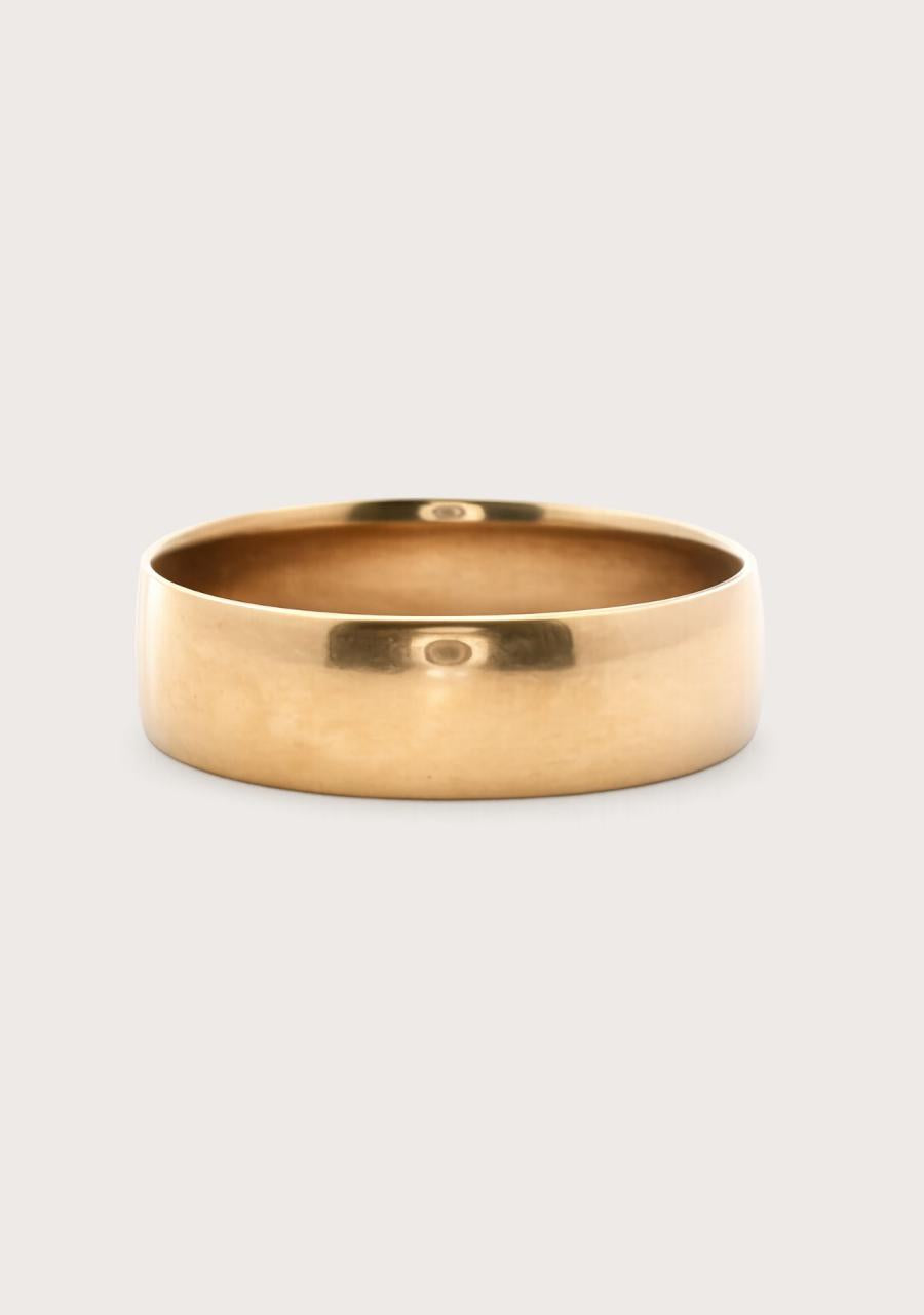 Estate 9ct Yellow Gold 6.50mm Plain Band