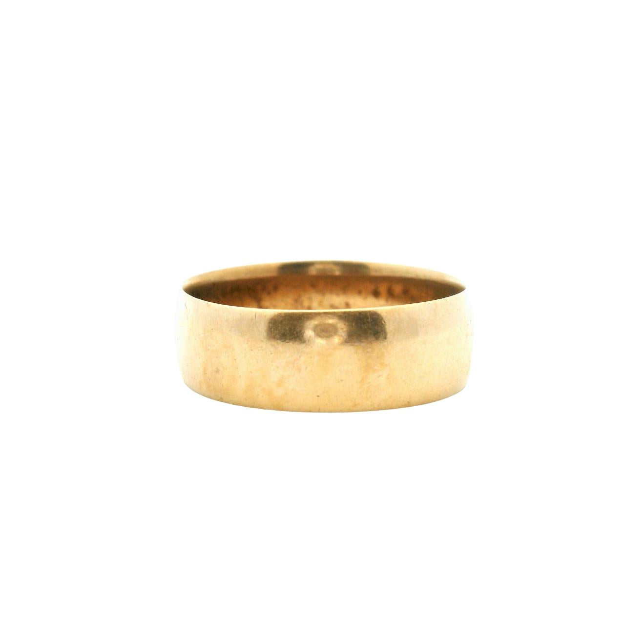 Estate 9ct Yellow Gold 6.50mm Plain Band