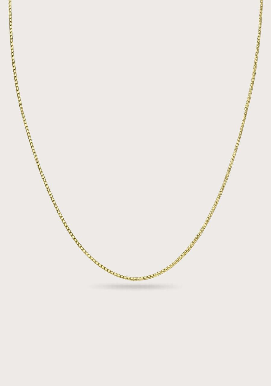 Estate 9ct Yellow Gold Box Chain