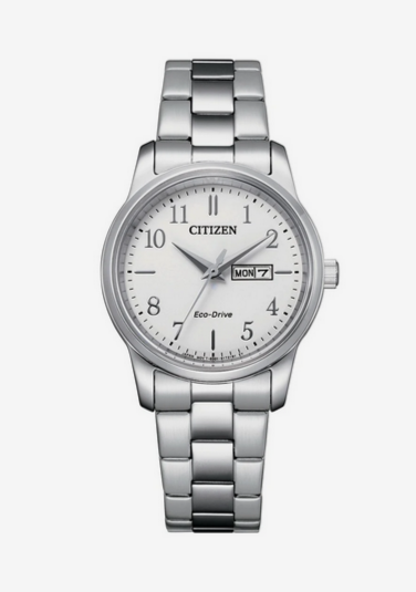 Citizen Ladies Stainless Steel Eco-Drive Watch with Date Function